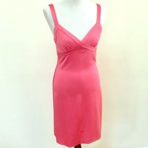 BCBGMAXAZRIA pink form fitted dress